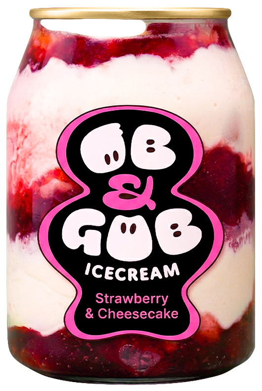 OB & GOB Strawberry & Cheesecake jar