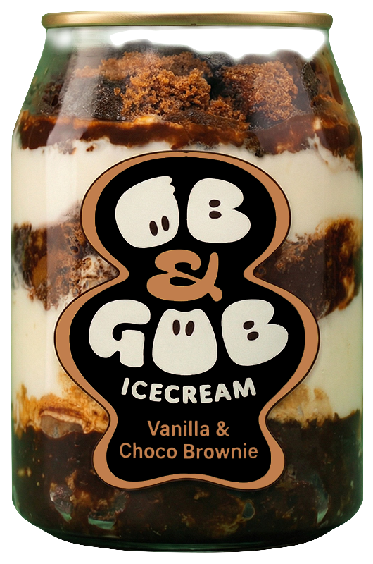OB & GOB Vanilla & Brownie jar